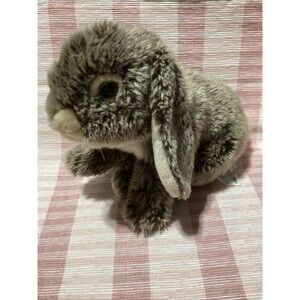 Toys R Us Lop Bunny Grey Rabbit Long Ears 2016 Easter Plush Toy 10" Soft Cute
